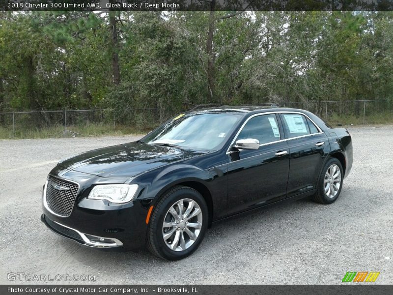 Gloss Black / Deep Mocha 2018 Chrysler 300 Limited AWD