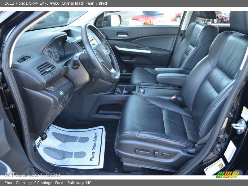 Crystal Black Pearl / Black 2012 Honda CR-V EX-L 4WD