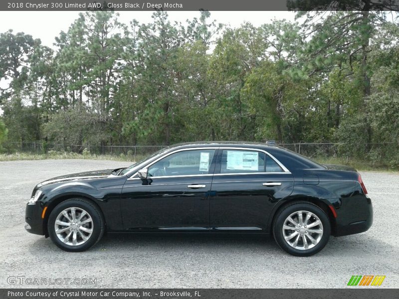 Gloss Black / Deep Mocha 2018 Chrysler 300 Limited AWD