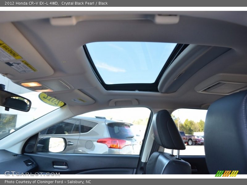 Crystal Black Pearl / Black 2012 Honda CR-V EX-L 4WD