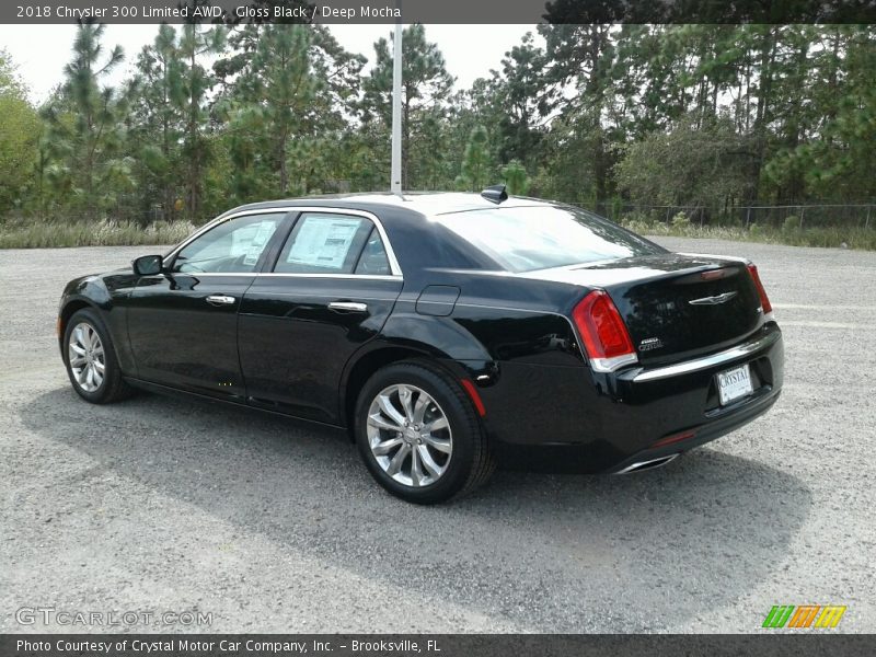 Gloss Black / Deep Mocha 2018 Chrysler 300 Limited AWD