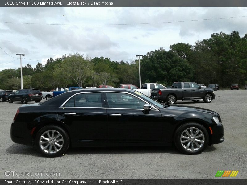 Gloss Black / Deep Mocha 2018 Chrysler 300 Limited AWD