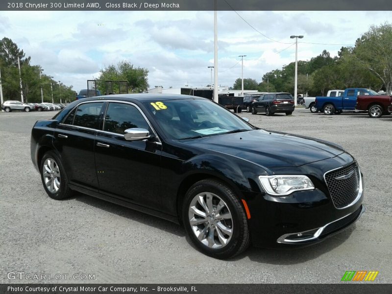 Gloss Black / Deep Mocha 2018 Chrysler 300 Limited AWD