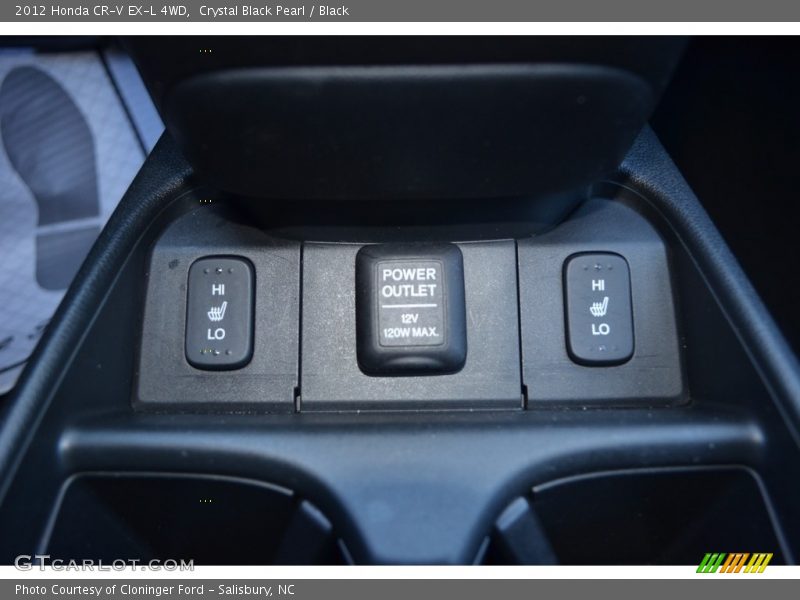 Crystal Black Pearl / Black 2012 Honda CR-V EX-L 4WD