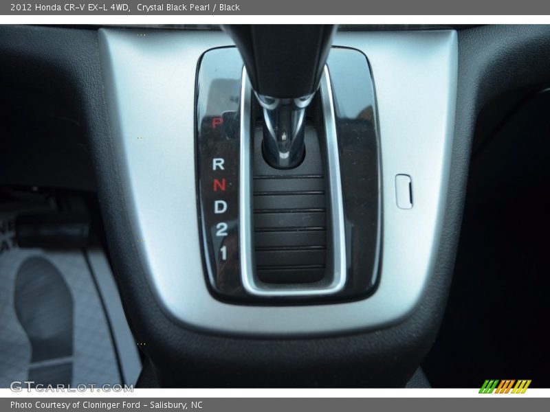 Crystal Black Pearl / Black 2012 Honda CR-V EX-L 4WD