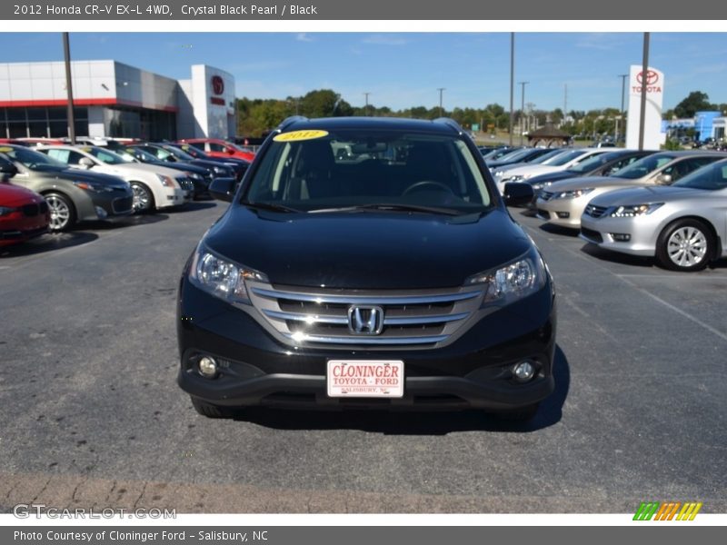Crystal Black Pearl / Black 2012 Honda CR-V EX-L 4WD