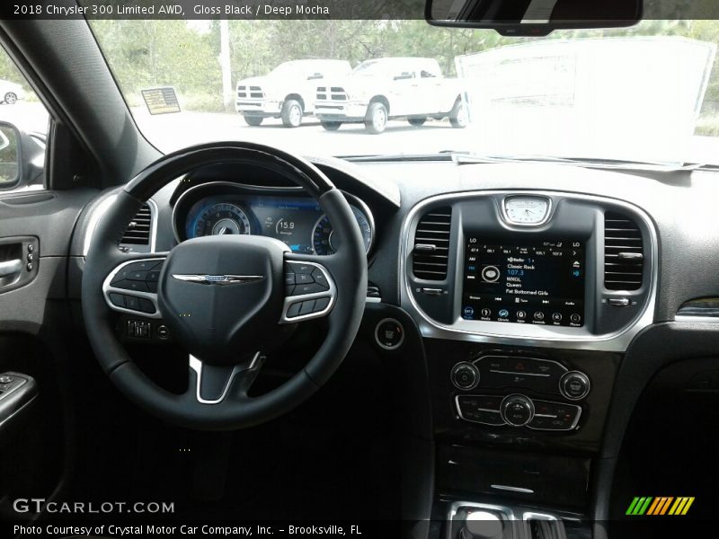 Gloss Black / Deep Mocha 2018 Chrysler 300 Limited AWD