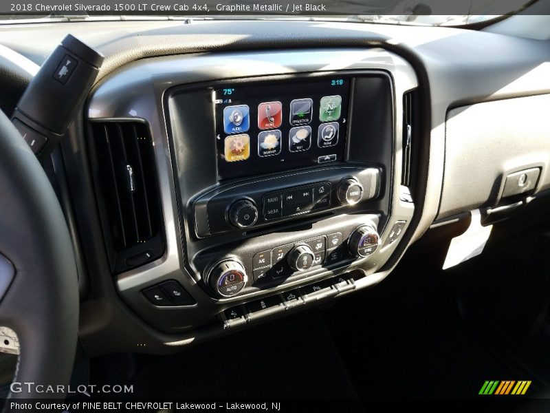 Graphite Metallic / Jet Black 2018 Chevrolet Silverado 1500 LT Crew Cab 4x4