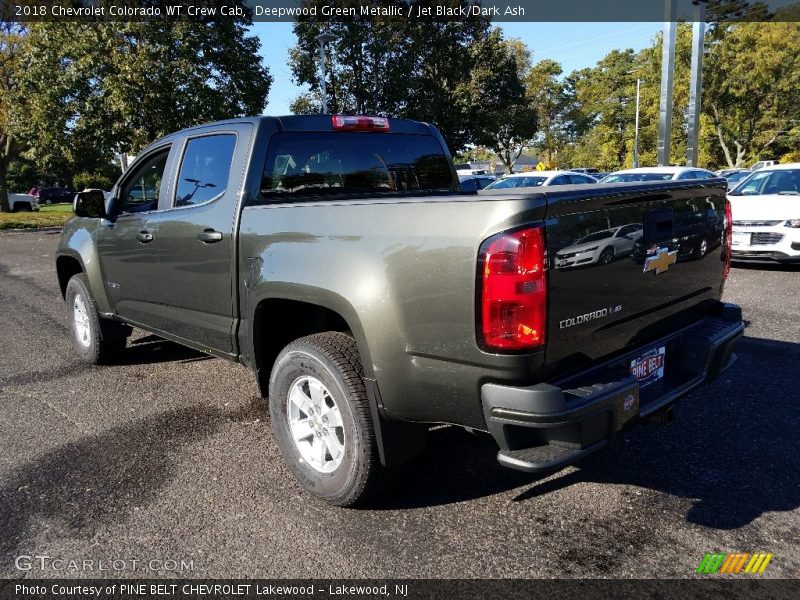 Deepwood Green Metallic / Jet Black/Dark Ash 2018 Chevrolet Colorado WT Crew Cab