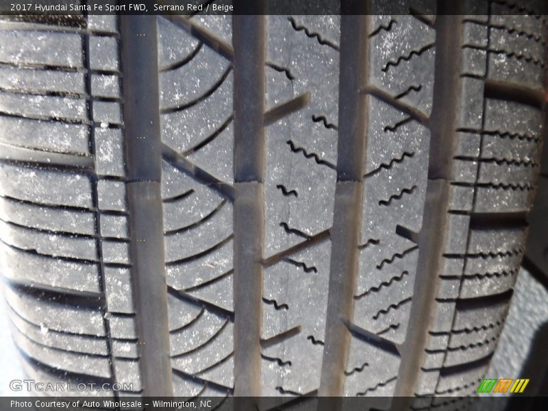 Serrano Red / Beige 2017 Hyundai Santa Fe Sport FWD