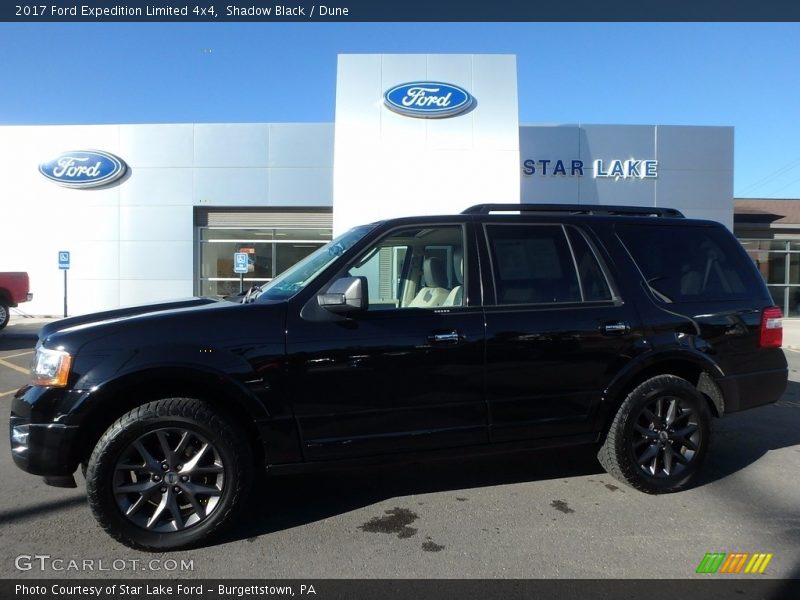 Shadow Black / Dune 2017 Ford Expedition Limited 4x4