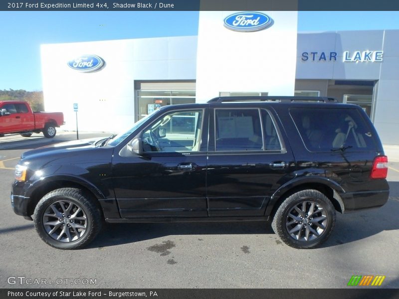 Shadow Black / Dune 2017 Ford Expedition Limited 4x4