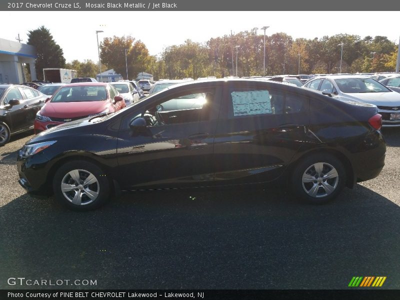 Mosaic Black Metallic / Jet Black 2017 Chevrolet Cruze LS