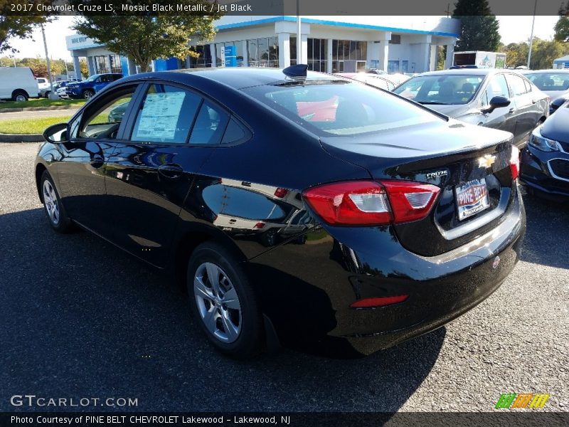 Mosaic Black Metallic / Jet Black 2017 Chevrolet Cruze LS
