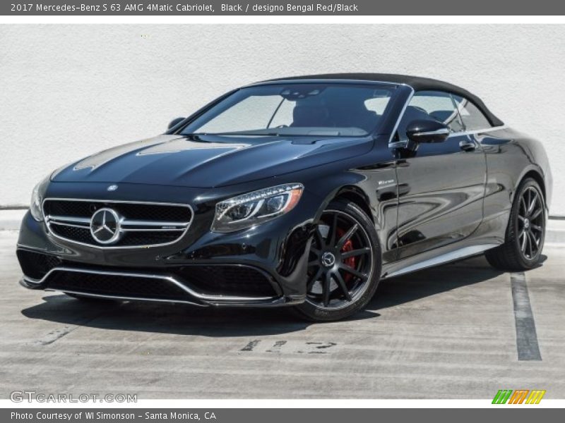 Black / designo Bengal Red/Black 2017 Mercedes-Benz S 63 AMG 4Matic Cabriolet