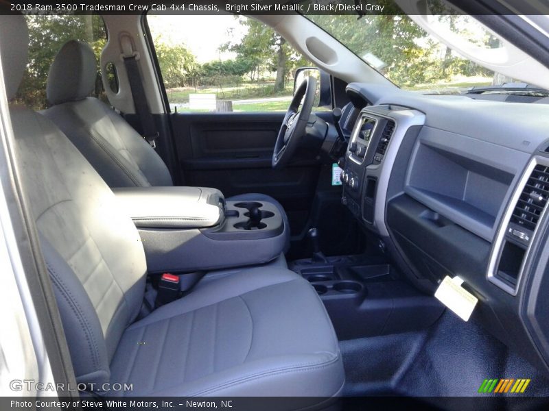 Bright Silver Metallic / Black/Diesel Gray 2018 Ram 3500 Tradesman Crew Cab 4x4 Chassis