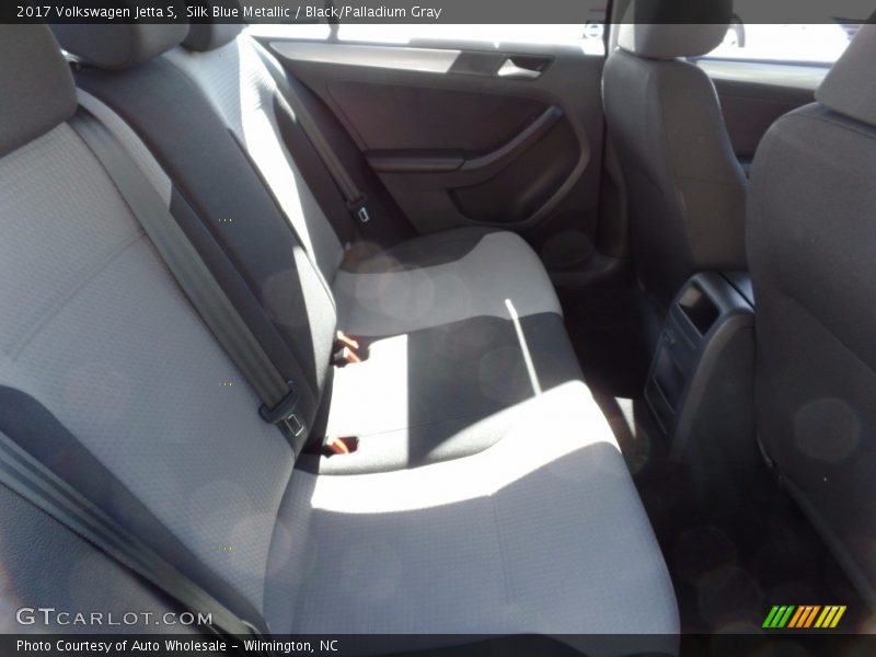 Silk Blue Metallic / Black/Palladium Gray 2017 Volkswagen Jetta S
