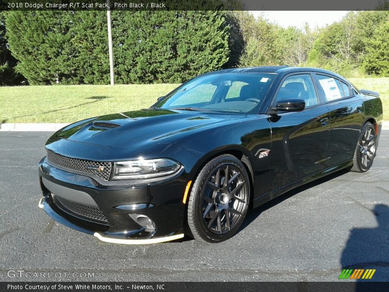 Pitch Black / Black 2018 Dodge Charger R/T Scat Pack