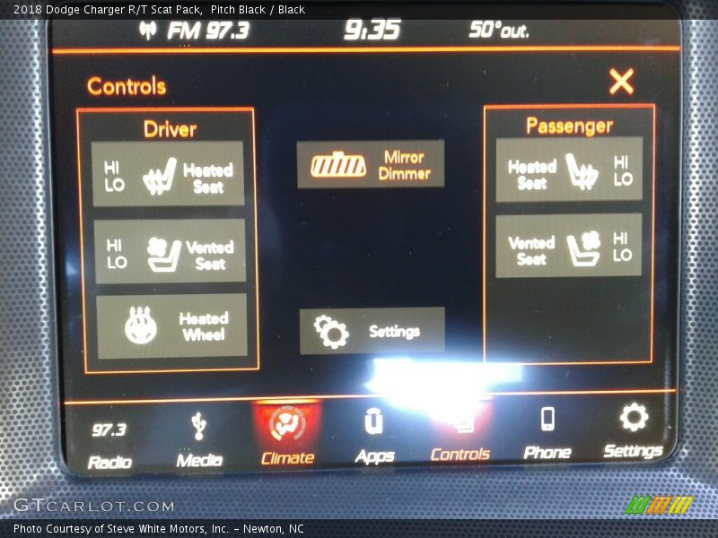 Pitch Black / Black 2018 Dodge Charger R/T Scat Pack