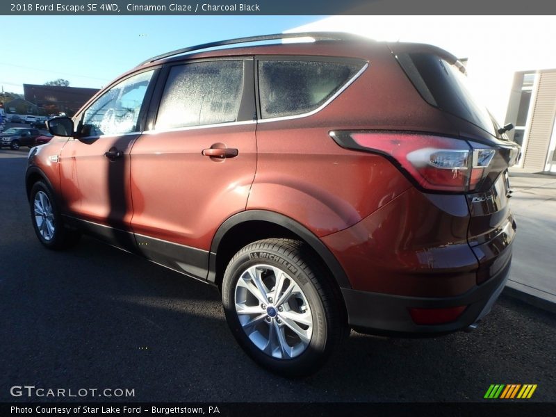 Cinnamon Glaze / Charcoal Black 2018 Ford Escape SE 4WD