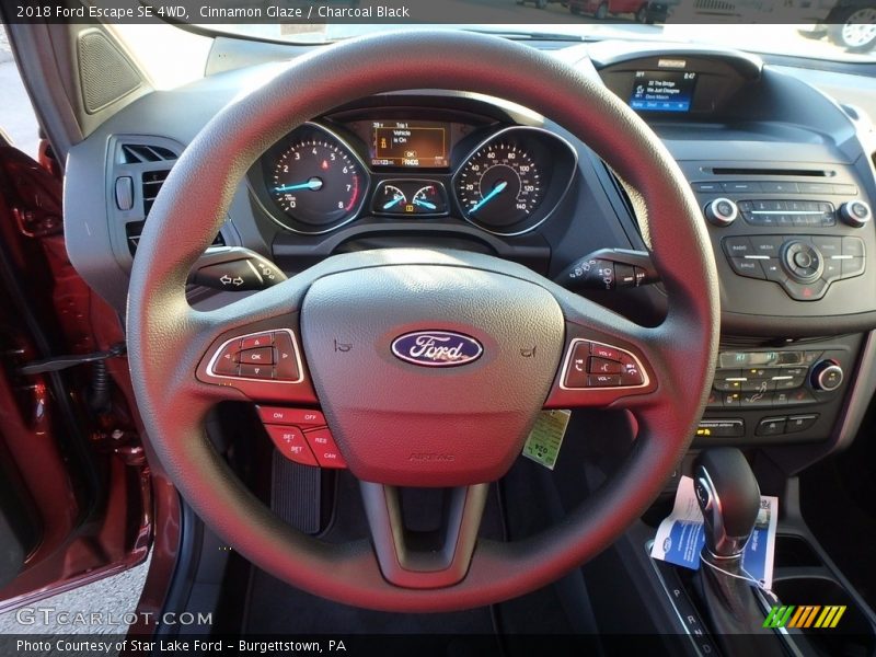 Cinnamon Glaze / Charcoal Black 2018 Ford Escape SE 4WD
