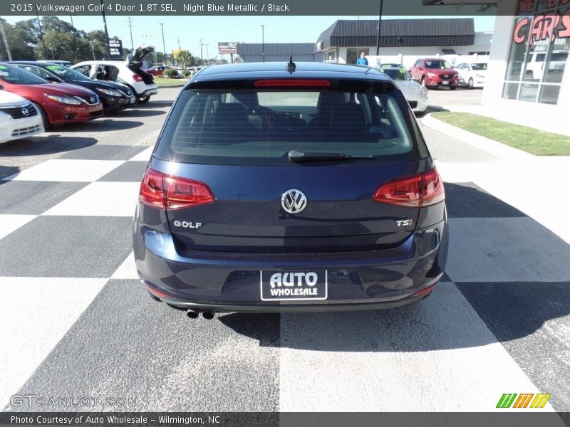 Night Blue Metallic / Black 2015 Volkswagen Golf 4 Door 1.8T SEL
