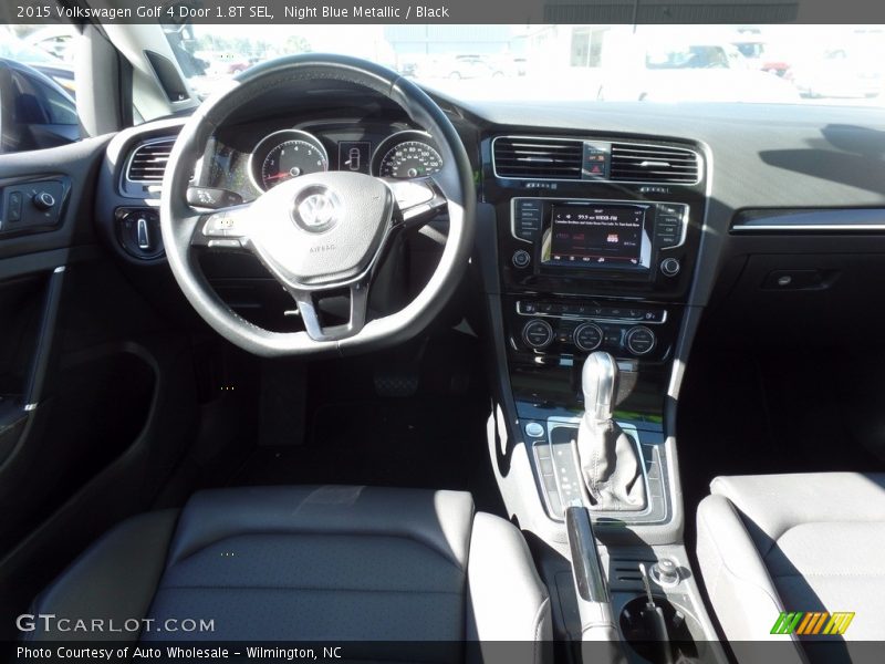 Night Blue Metallic / Black 2015 Volkswagen Golf 4 Door 1.8T SEL