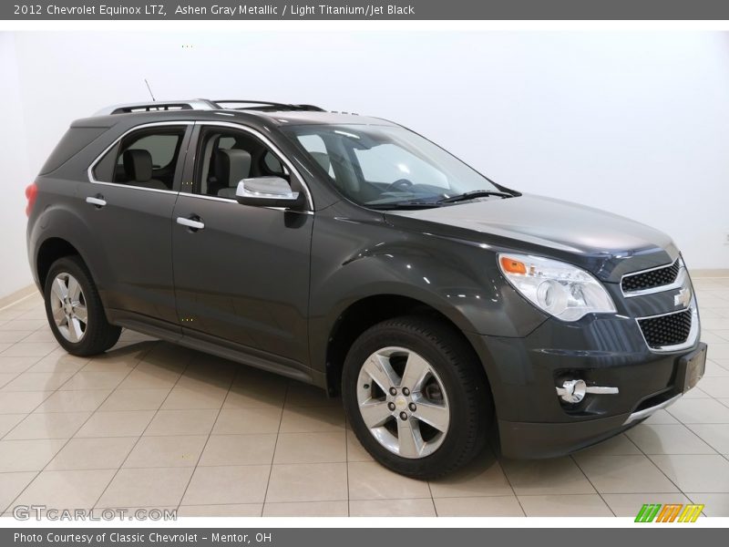 Ashen Gray Metallic / Light Titanium/Jet Black 2012 Chevrolet Equinox LTZ