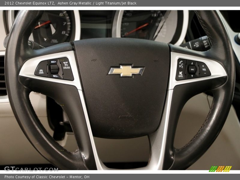 Ashen Gray Metallic / Light Titanium/Jet Black 2012 Chevrolet Equinox LTZ