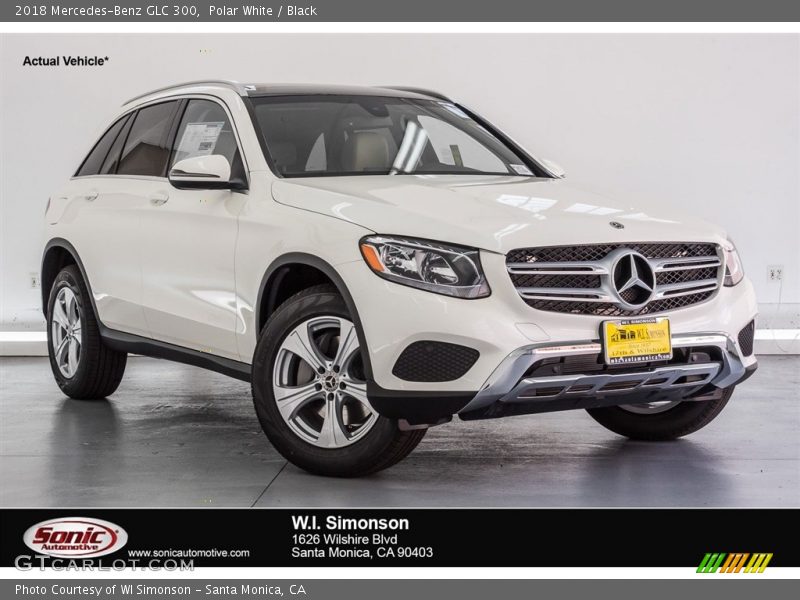 Polar White / Black 2018 Mercedes-Benz GLC 300