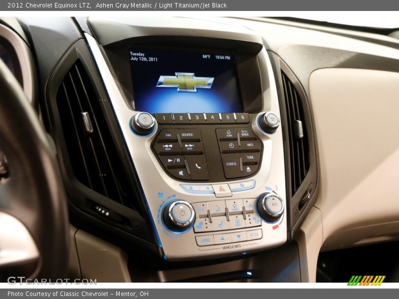 Ashen Gray Metallic / Light Titanium/Jet Black 2012 Chevrolet Equinox LTZ