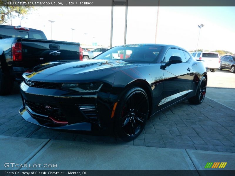 Black / Jet Black 2018 Chevrolet Camaro SS Coupe