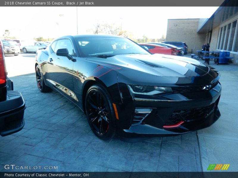 Black / Jet Black 2018 Chevrolet Camaro SS Coupe