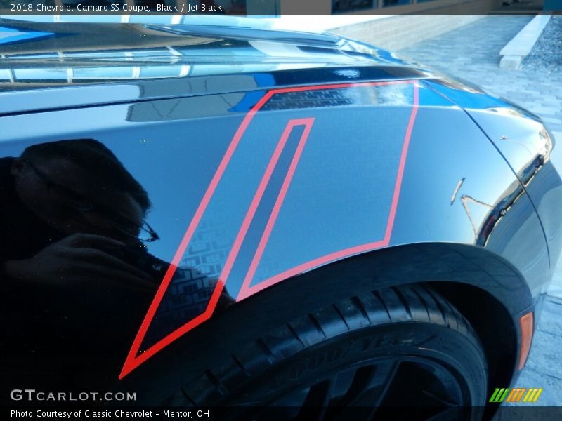 Black / Jet Black 2018 Chevrolet Camaro SS Coupe