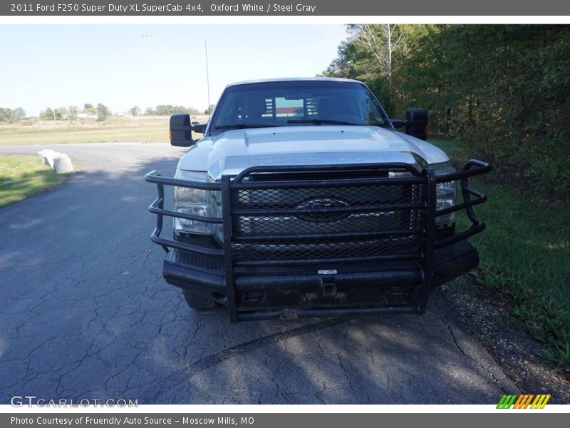 Oxford White / Steel Gray 2011 Ford F250 Super Duty XL SuperCab 4x4