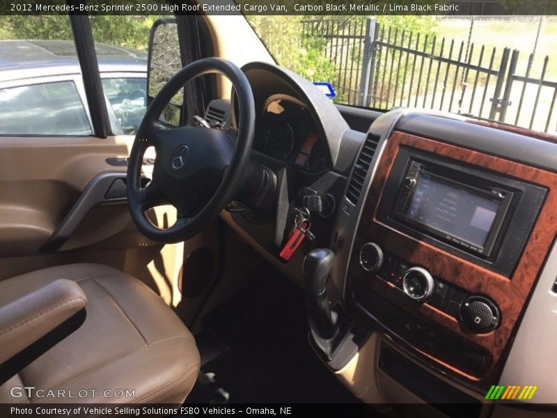 Carbon Black Metallic / Lima Black Fabric 2012 Mercedes-Benz Sprinter 2500 High Roof Extended Cargo Van