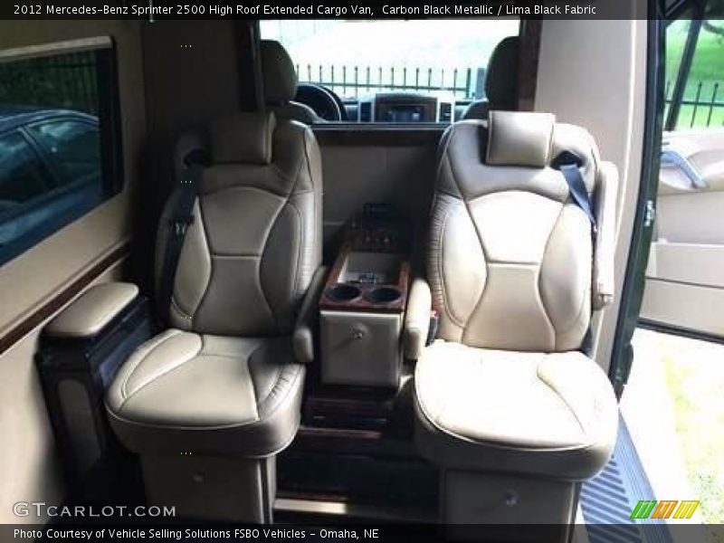 Carbon Black Metallic / Lima Black Fabric 2012 Mercedes-Benz Sprinter 2500 High Roof Extended Cargo Van