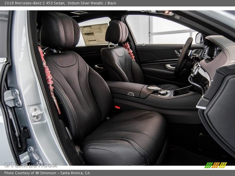 Iridium Silver Metallic / Black 2018 Mercedes-Benz S 450 Sedan