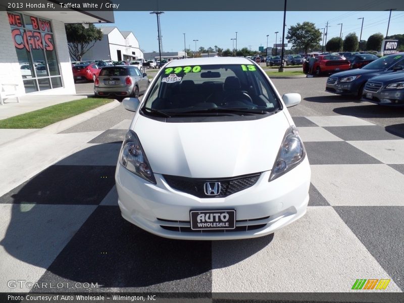 Taffeta White / Gray 2013 Honda Fit