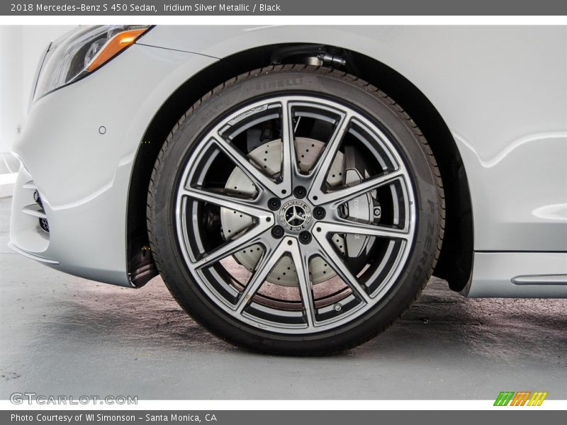 Iridium Silver Metallic / Black 2018 Mercedes-Benz S 450 Sedan