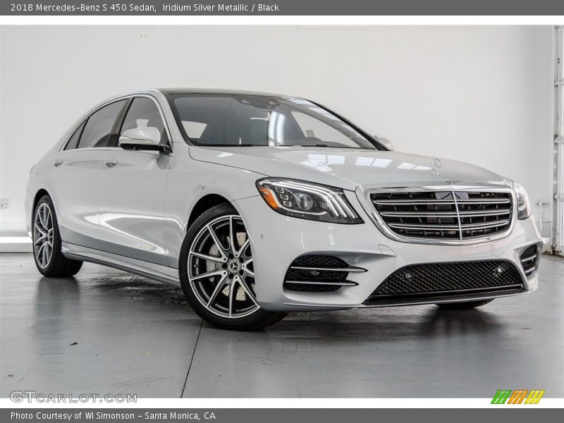 Iridium Silver Metallic / Black 2018 Mercedes-Benz S 450 Sedan