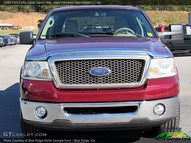 Dark Toreador Red Metallic / Tan 2006 Ford F150 Lariat SuperCrew