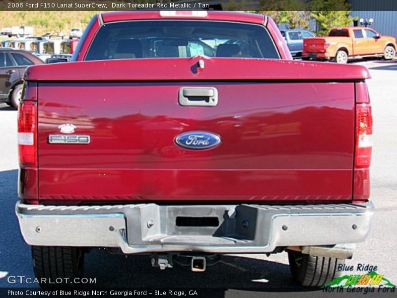 Dark Toreador Red Metallic / Tan 2006 Ford F150 Lariat SuperCrew