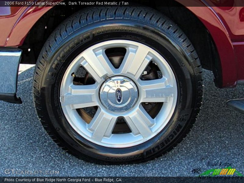 Dark Toreador Red Metallic / Tan 2006 Ford F150 Lariat SuperCrew