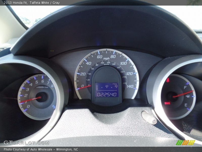 Taffeta White / Gray 2013 Honda Fit