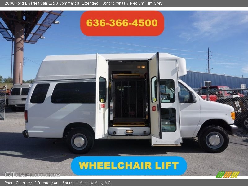 Oxford White / Medium Flint Grey 2006 Ford E Series Van E350 Commercial Extended