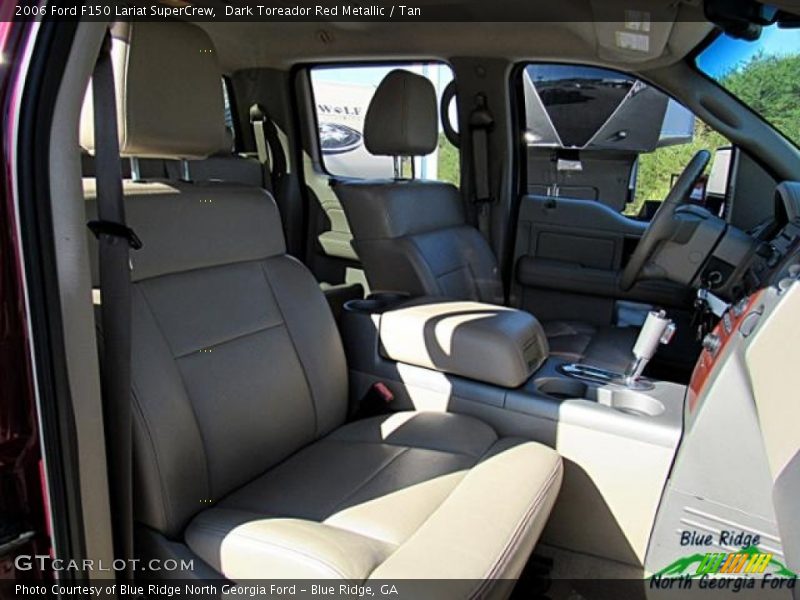 Dark Toreador Red Metallic / Tan 2006 Ford F150 Lariat SuperCrew