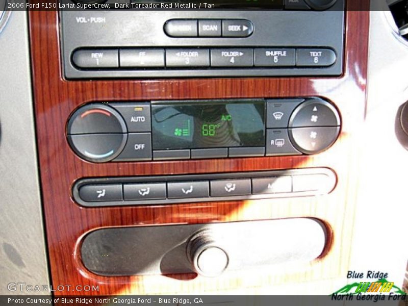 Dark Toreador Red Metallic / Tan 2006 Ford F150 Lariat SuperCrew