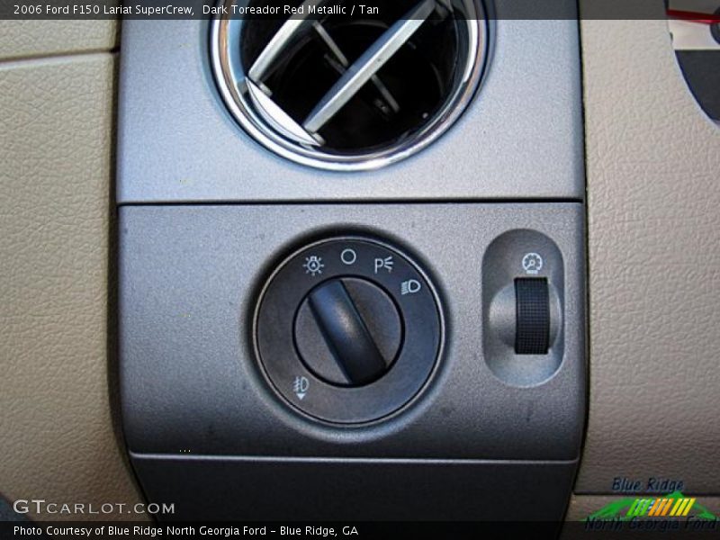 Dark Toreador Red Metallic / Tan 2006 Ford F150 Lariat SuperCrew