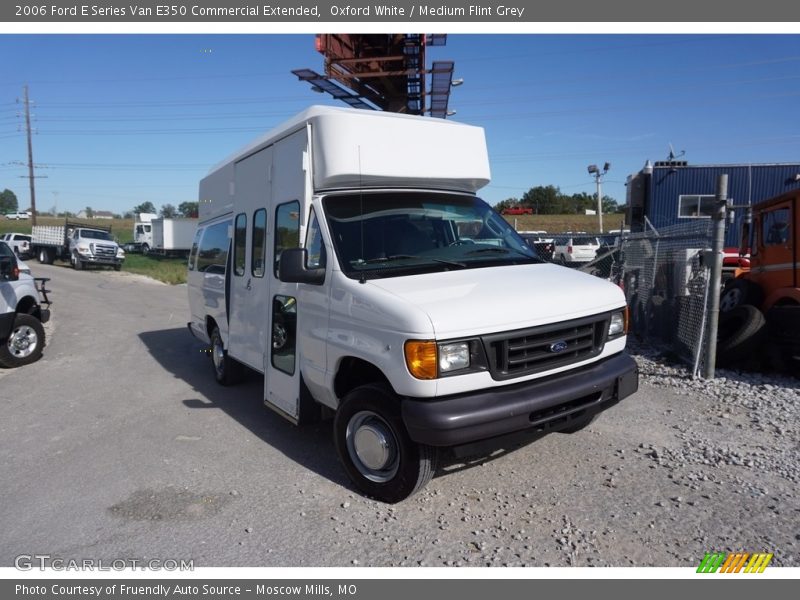 Oxford White / Medium Flint Grey 2006 Ford E Series Van E350 Commercial Extended
